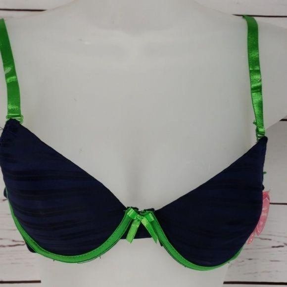 Mix & Co Women's New 2 Pack Pink Navy Blue Bra Sets 34C - Picture 3 of 9